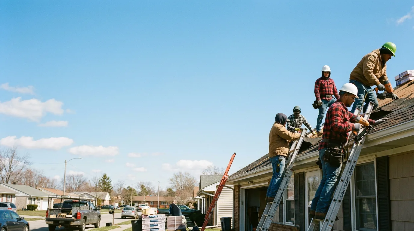 Roofing in Wyandotte, MI near me